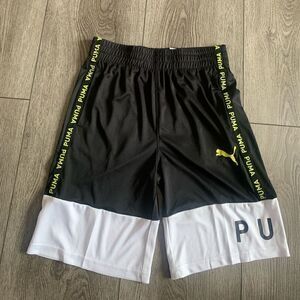 Puma boys logo lab poly interlock shorts